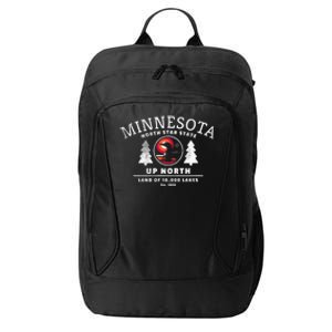 Minnesota North Star State Up North With Loon City Backpack