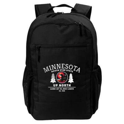 Minnesota North Star State Up North With Loon Backpack