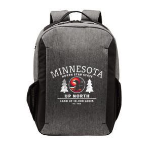 Minnesota North Star State Up North With Loon Vector Backpack