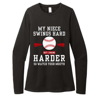 My Niece Swings Hard But I Swing Womens CVC Long Sleeve Shirt