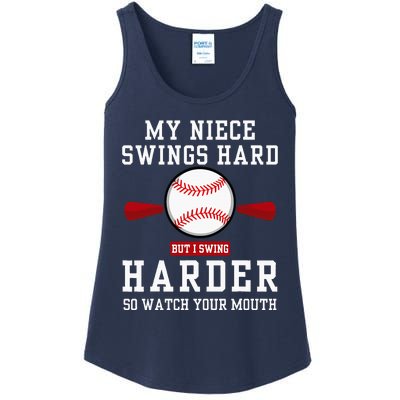 My Niece Swings Hard But I Swing Ladies Essential Tank