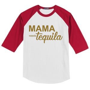 Mama Needs Tequila Funny Gift For Mom Kids Colorblock Raglan Jersey