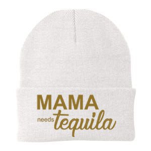 Mama Needs Tequila Funny Gift For Mom Knit Cap Winter Beanie