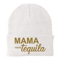 Mama Needs Tequila Funny Gift For Mom Knit Cap Winter Beanie