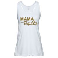 Mama Needs Tequila Funny Gift For Mom Ladies Essential Flowy Tank