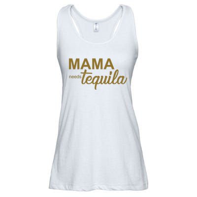 Mama Needs Tequila Funny Gift For Mom Ladies Essential Flowy Tank