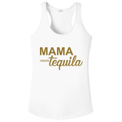Mama Needs Tequila Funny Gift For Mom Ladies PosiCharge Competitor Racerback Tank