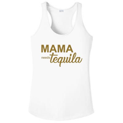 Mama Needs Tequila Funny Gift For Mom Ladies PosiCharge Competitor Racerback Tank