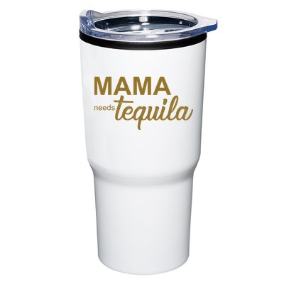 Mama Needs Tequila Funny Gift For Mom Tumbler