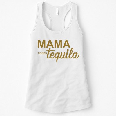 Mama Needs Tequila Funny Gift For Mom Womens Tank Top