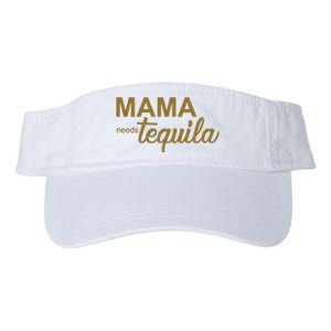 Mama Needs Tequila Funny Gift For Mom Valucap Bio-Washed Visor