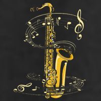 Music Notes Treble Clef Saxophonist Jazz Musician Saxophone Adult Drive Performance Visor