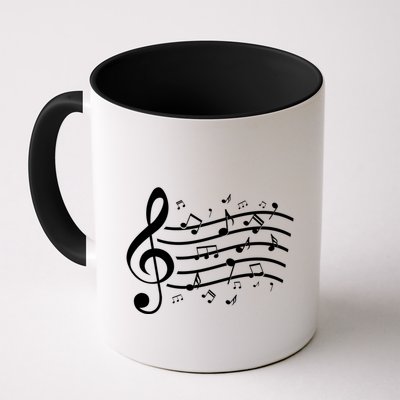 Music Notes Treble Clef Musician Gift Idea Music Meaningful Gift Mug