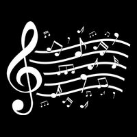 Music Notes Treble Clef Musician Gift Idea Music Meaningful Gift Drawstring Bag