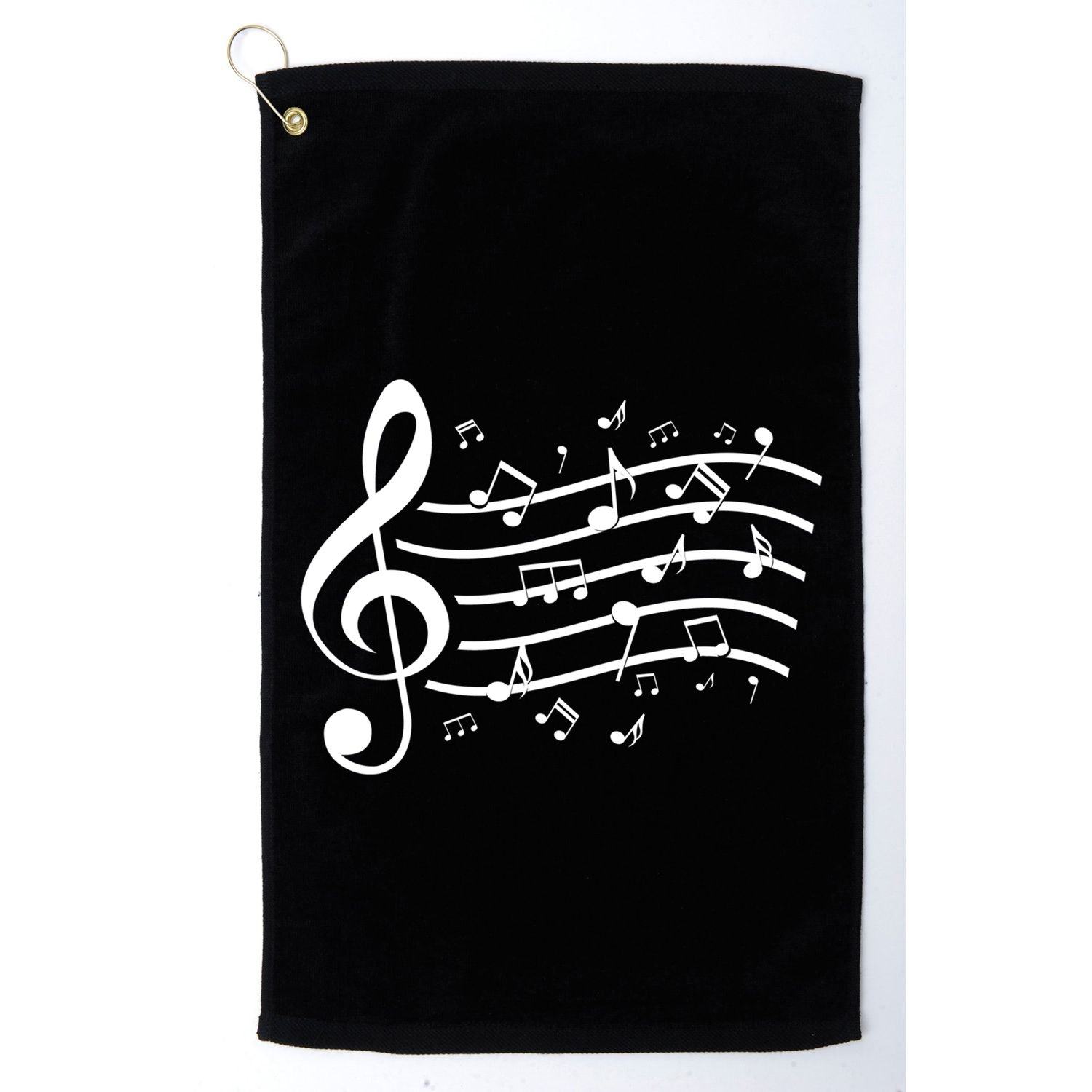 Music Notes Treble Clef Musician Gift Idea Music Meaningful Gift Golf Towel