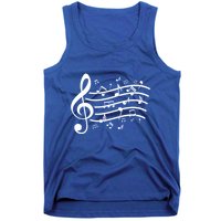 Music Notes Treble Clef Musician Gift Idea Music Meaningful Gift Tank Top