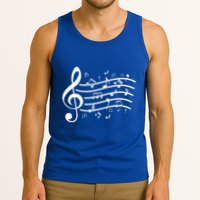 Music Notes Treble Clef Musician Gift Idea Music Meaningful Gift Tank Top