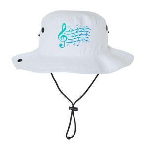 Music Notes Treble Clef Musician Gift Idea Music Meaningful Gift Legacy Cool Fit Booney Bucket Hat