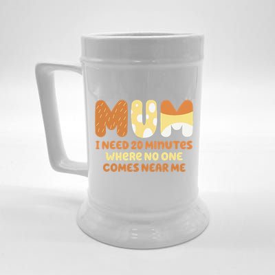 Mom Needs To Be Quiet. A Motto Quote For Mom Mother Beer Stein