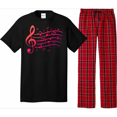 Music Notes Treble Clef Musician Gift Idea Music Meaningful Gift Pajama Set