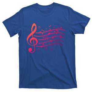 Music Notes Treble Clef Musician Gift Idea Music Meaningful Gift T-Shirt