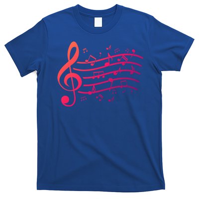 Music Notes Treble Clef Musician Gift Idea Music Meaningful Gift T-Shirt