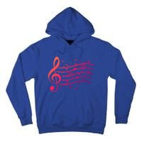 Music Notes Treble Clef Musician Gift Idea Music Meaningful Gift Tall Hoodie