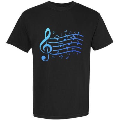 Music Notes Treble Clef Musician Gift Idea Music Meaningful Gift Garment-Dyed Heavyweight T-Shirt