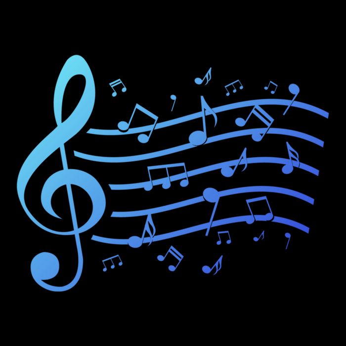 Music Notes Treble Clef Musician Gift Idea Music Meaningful Gift Drawstring Bag