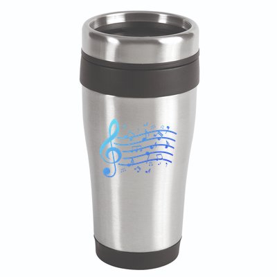 Music Notes Treble Clef Musician Gift Idea Music Meaningful Gift 16oz Travel Tumbler