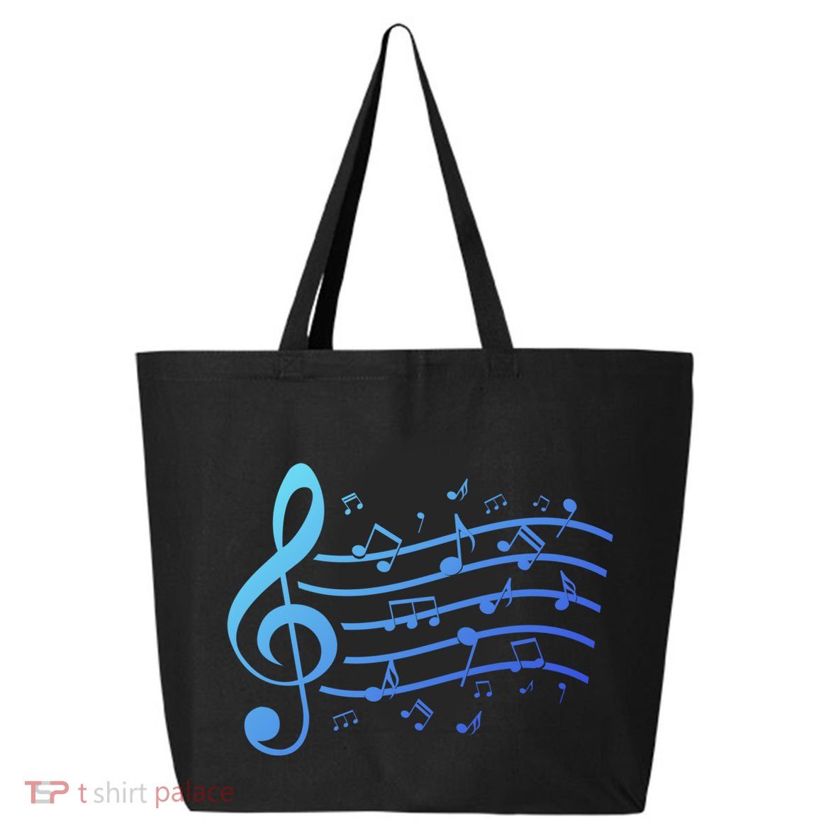 Music Notes Treble Clef Musician Gift Idea Music Meaningful Gift 25L Jumbo Tote