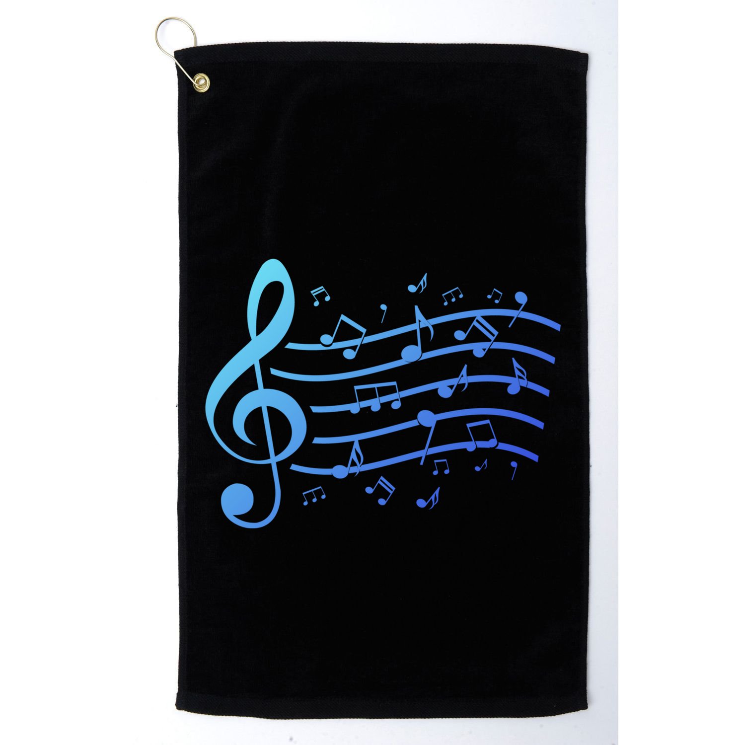 Music Notes Treble Clef Musician Gift Idea Music Meaningful Gift Golf Towel