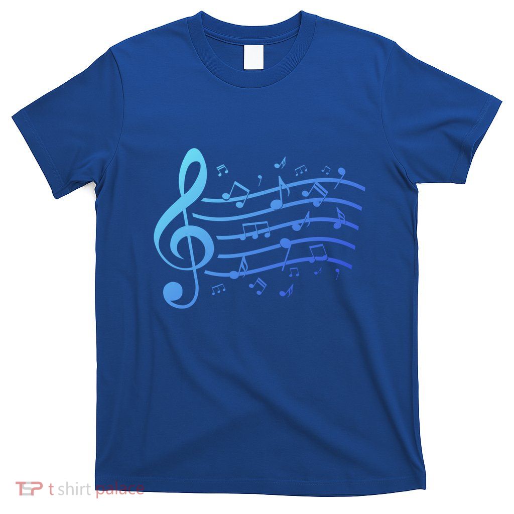 Music Notes Treble Clef Musician Gift Idea Music Meaningful Gift T-Shirt