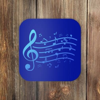 Music Notes Treble Clef Musician Gift Idea Music Meaningful Gift Coaster