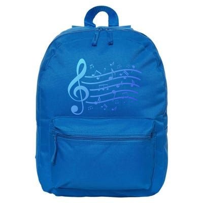 Music Notes Treble Clef Musician Gift Idea Music Meaningful Gift 16 in Basic Backpack