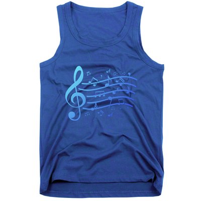 Music Notes Treble Clef Musician Gift Idea Music Meaningful Gift Tank Top