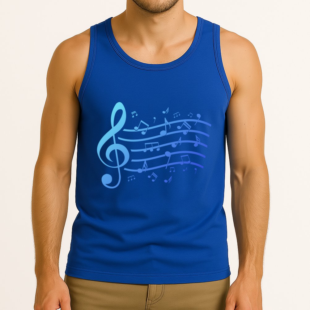 Music Notes Treble Clef Musician Gift Idea Music Meaningful Gift Tank Top