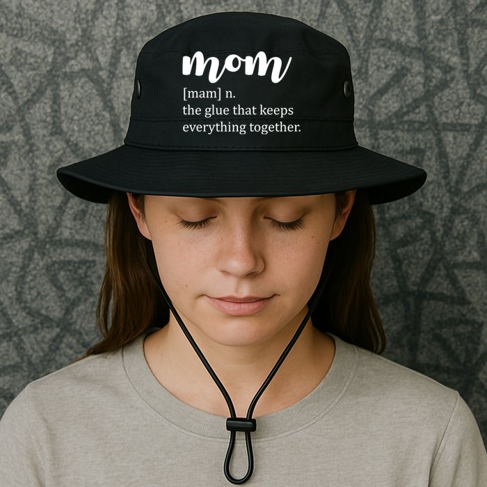 Mom Noun The Glue That Keeps Everything Together Bucket Hat