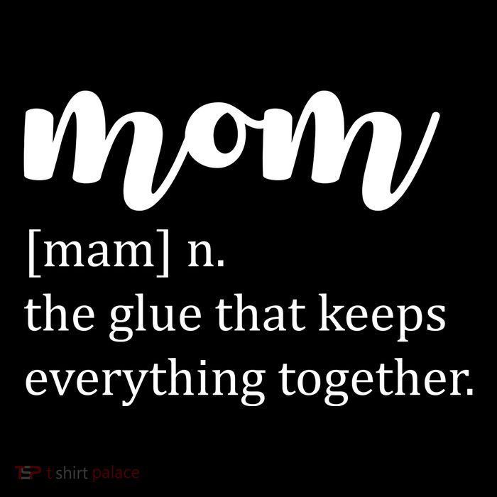 Mom Noun The Glue That Keeps Everything Together Flatbill Hat
