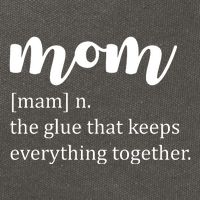 Mom Noun The Glue That Keeps Everything Together Cotton Canvas Backpack