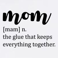 Mom Noun The Glue That Keeps Everything Together Garment-Dyed Sweatshirt