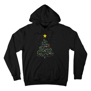 Music Note Tree Wish You A Merry Christmas Gifts Musical Hoodie