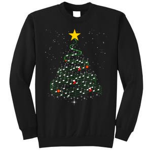 Music Note Tree Wish You A Merry Christmas Gifts Musical Sweatshirt