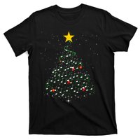 Music Note Tree Wish You A Merry Christmas Gifts Musical T-Shirt