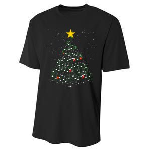 Music Note Tree Wish You A Merry Christmas Gifts Musical Performance Sprint T-Shirt