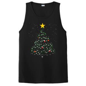 Music Note Tree Wish You A Merry Christmas Gifts Musical PosiCharge Competitor Tank