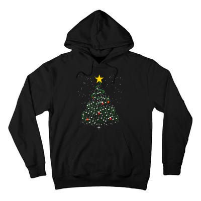 Music Note Tree Wish You A Merry Christmas Gifts Musical Tall Hoodie