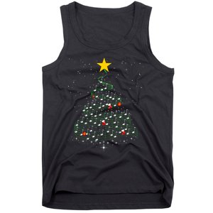 Music Note Tree Wish You A Merry Christmas Gifts Musical Tank Top