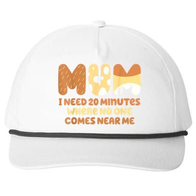 Mom Needs To Be Quiet. A Motto Quote For Mom Mother Snapback Five-Panel Rope Hat