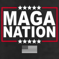 Maga Nation Usa Flag 7 Panel Mesh Trucker Snapback Hat